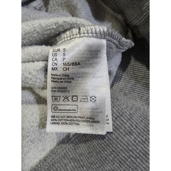 Vintage 80s Style Harvard University Grey Hoodie Pullover Size Small - Picture 4 of 8